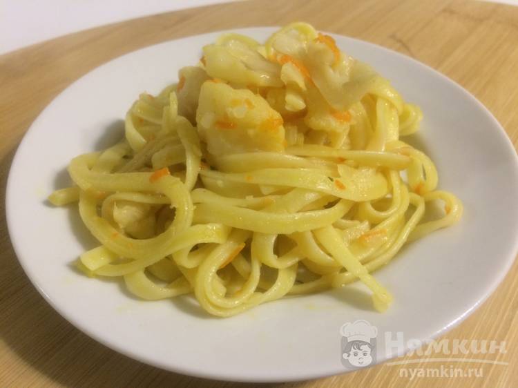 Спагетти с цветной капустой