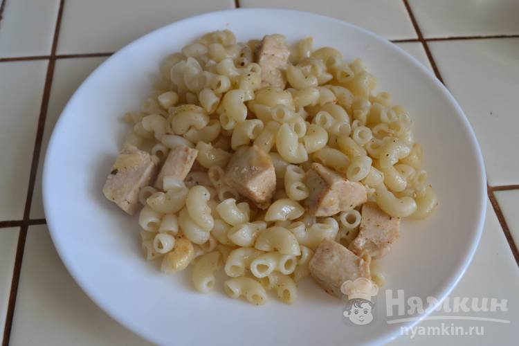Макароны с курицей и овощами на сковороде — рецепт с фото пошагово + отзывы