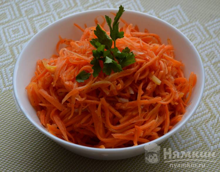 Острая морковь по-корейски 