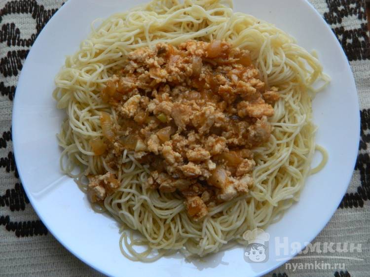 Вкусные спагетти Болоньезе