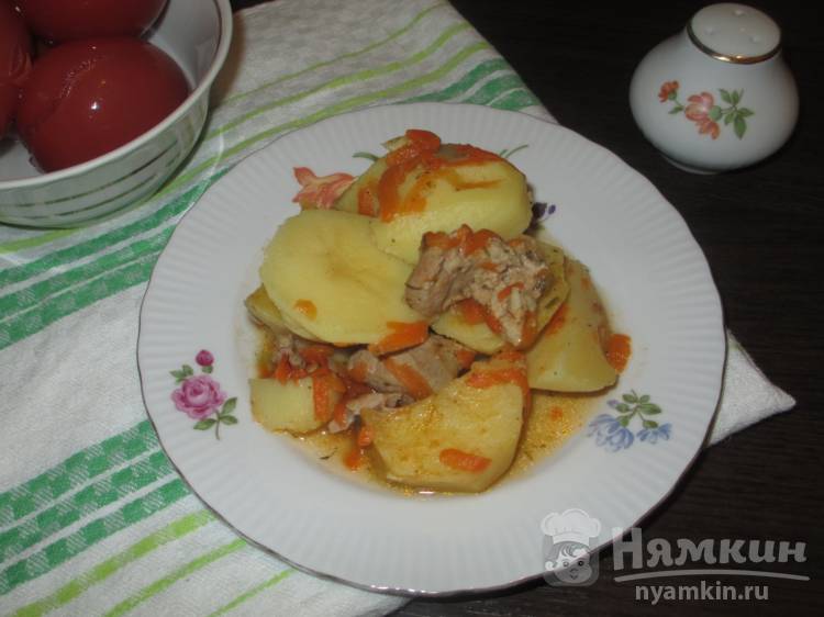 Картошка Со Свининой Пошагово С Фото