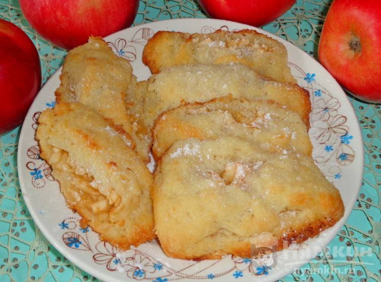 Песочное печенье с яблоками