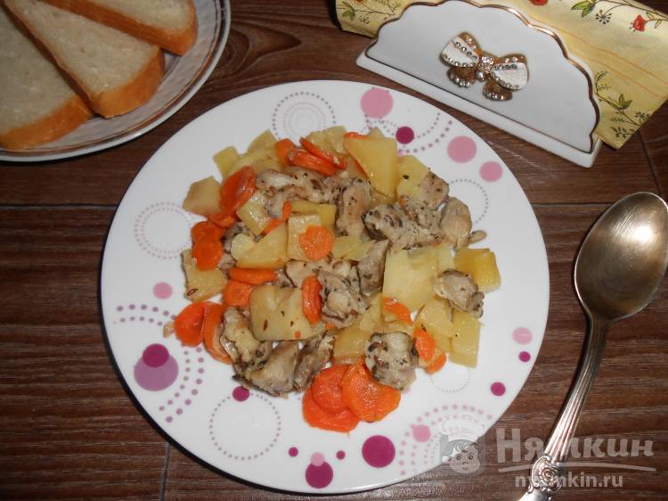 Картошка Со Свининой Пошагово С Фото
