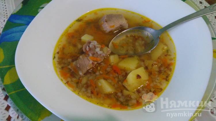 Суп со свининой и гречкой - пошаговый рецепт с фото на конференц-зал-самара.рф