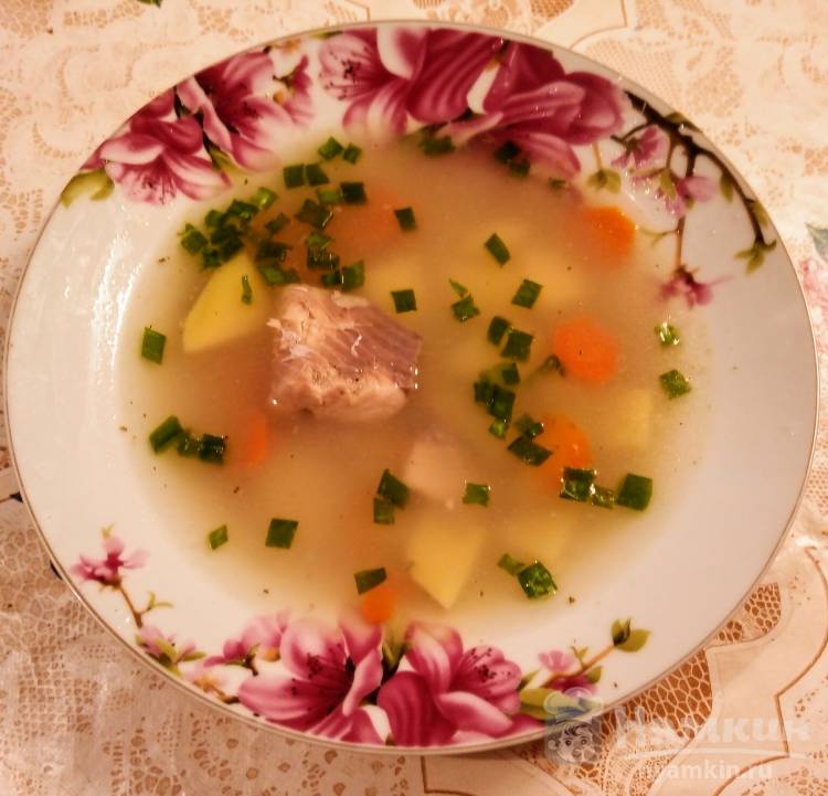 Суп из консервированной горбуши 