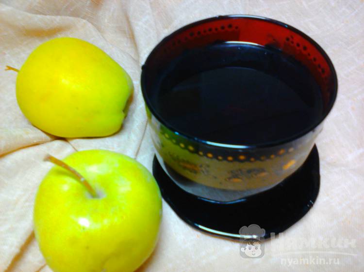 Чёрный чай с замороженной вишней и корками апельсина