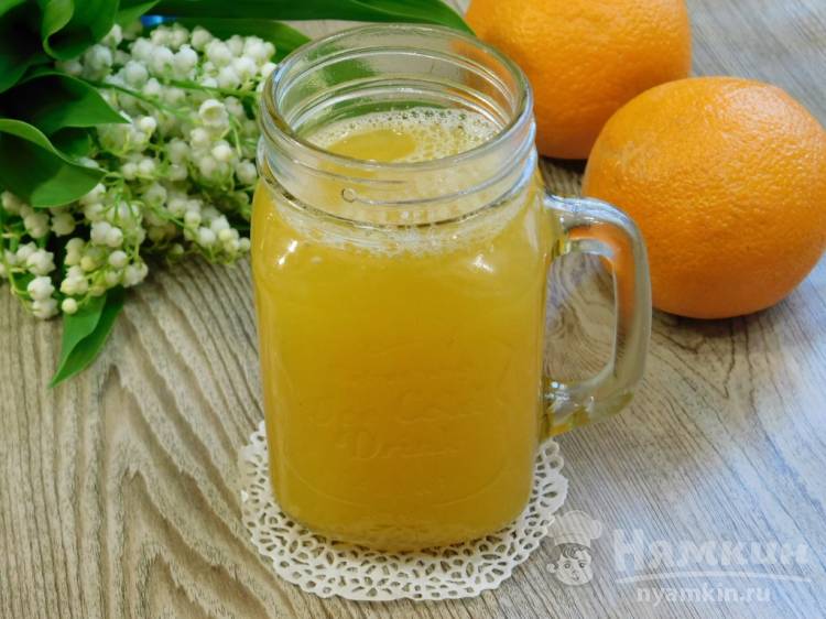 Мятно-апельсиновый напиток