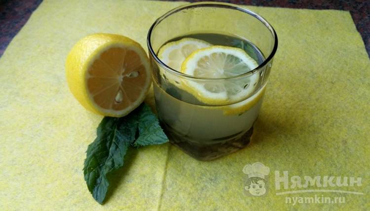 Вкусный домашний лимонад с мятой