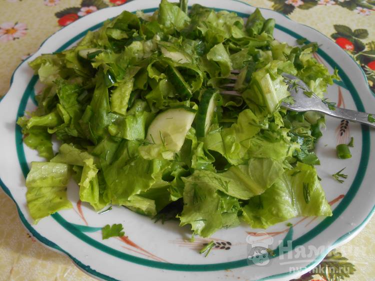 Зелёный ПП салат