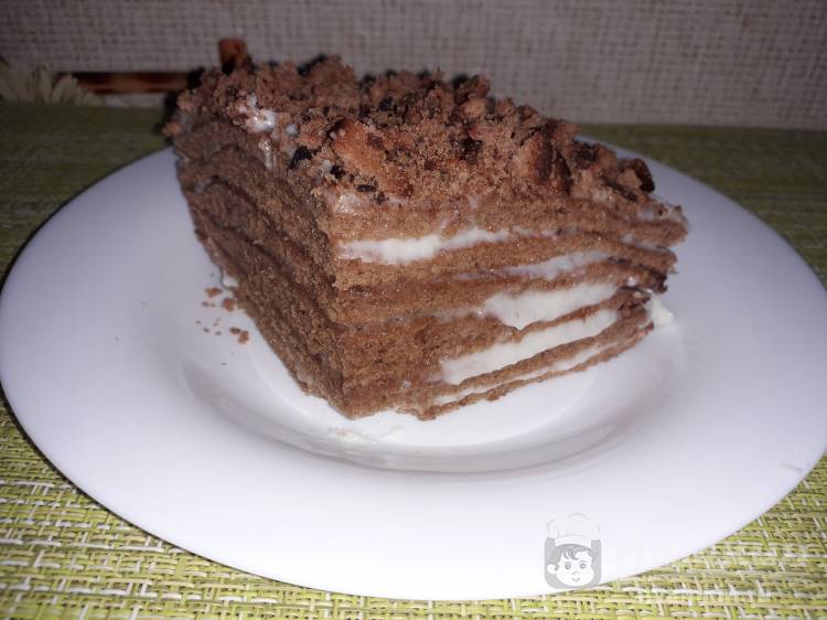 Шоколадный Торт Спартак Рецепт С Фото