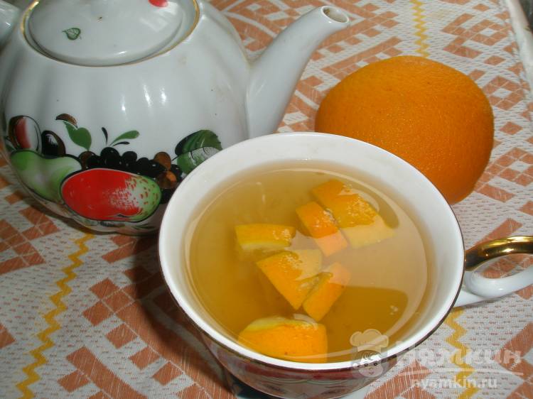 Смешанный чай с апельсином