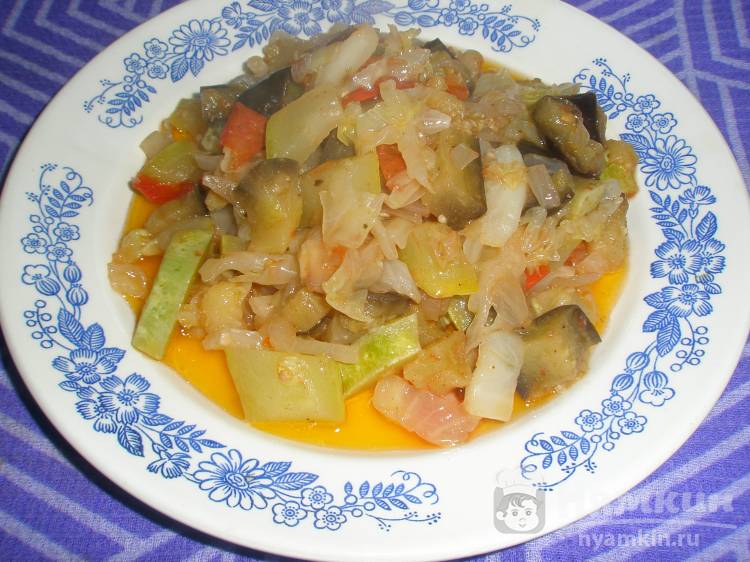 Как приготовить рецепт Тушеные овощи в духовке