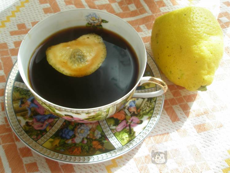 Кофе с черным перцем и лимоном