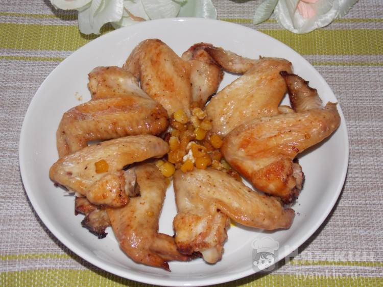 Крылья куриные с соевым соусом в духовке