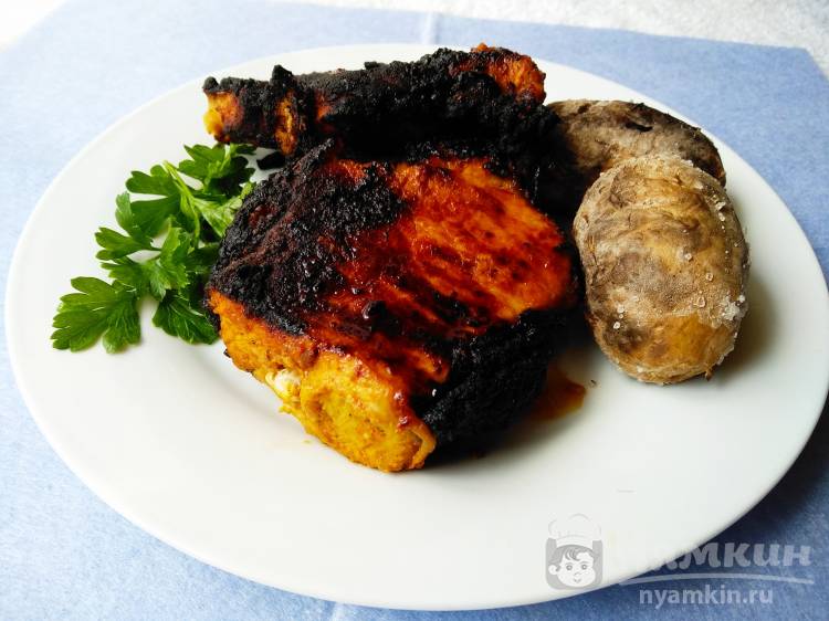 Шашлык из свинины в томатном соусе - Пошаговый рецепт с фото. Вторые блюда. Блюда из мяса