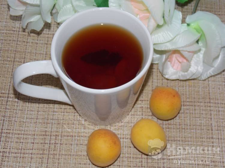 Абрикосовый чай с лимоном