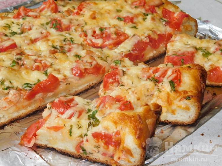 Пицца с лавашом в духовке рецепт фото пошагово