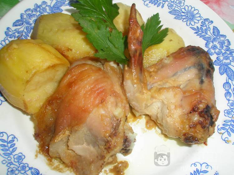 Как приготовить Курица в духовке с майонезом, соевым соусом и чесноком рецепт пошагово