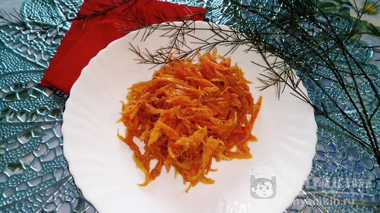 Пряная морковь по-корейски на скорую руку