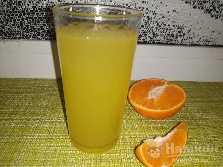 Апельсиновый напиток из 1 апельсина