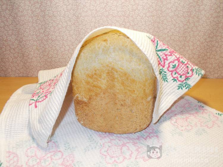 Хлеб на закваске с отрубями в хлебопечке