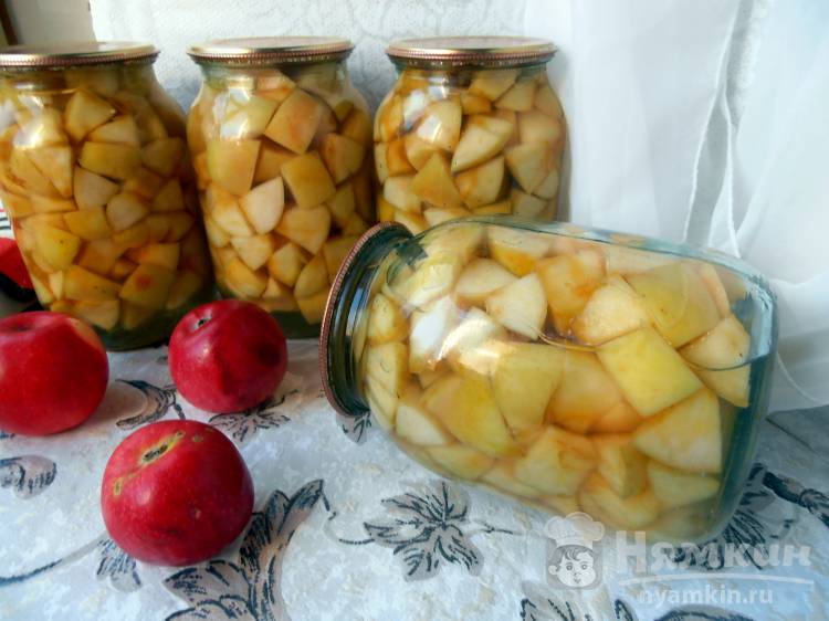 Заготовка из яблок на зиму для пирожков