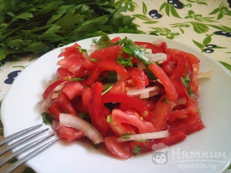 Острый овощной салат Пико-де-гайо
