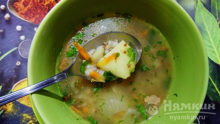 Суп гречкой на курином бульоне при гастрите и панкреатите