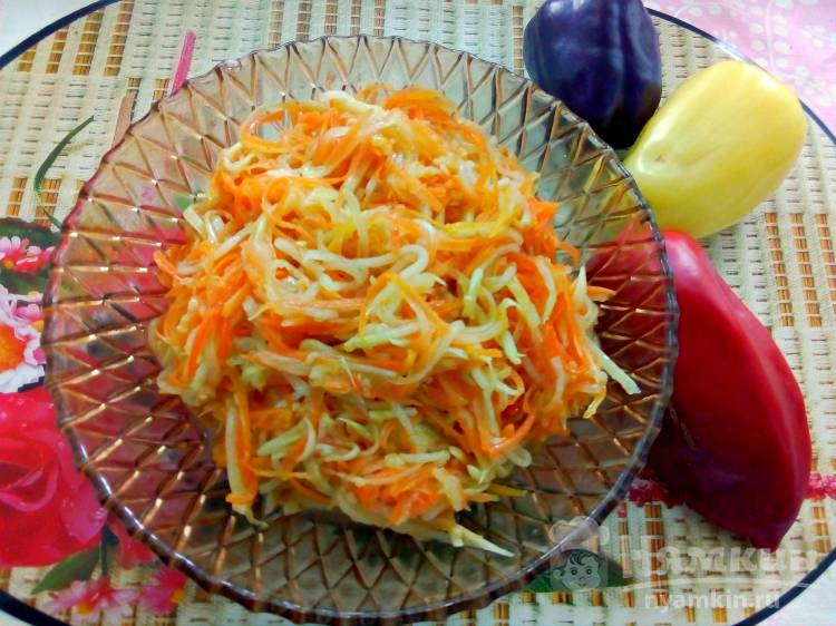 Кабачки с морковью по-корейски 
