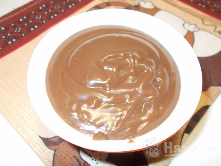 Шоколадный заварной крем — рецепт с фото и видео