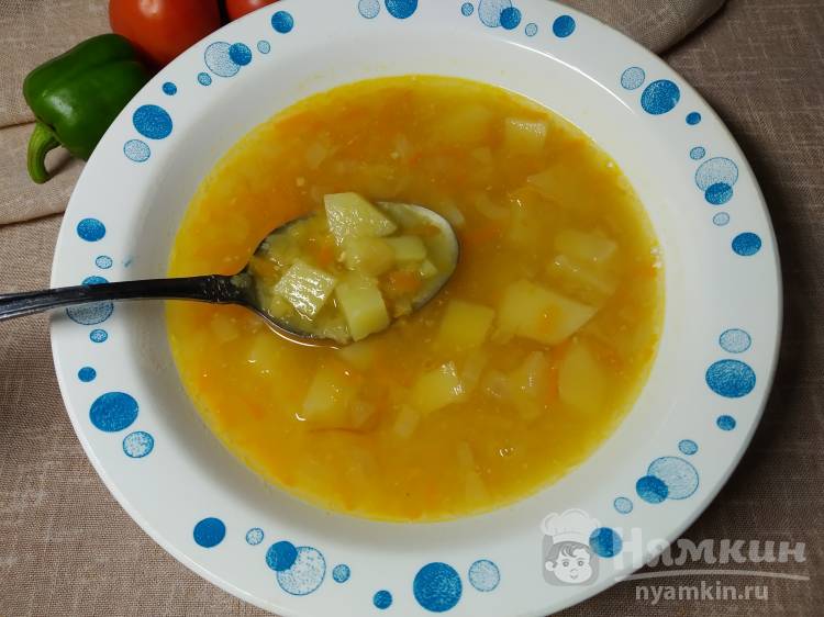 Как приготовить рецепт Куриный суп с лапшой в мультиварке