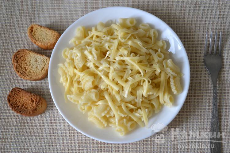 Рецепт макарон с сыром пошагово