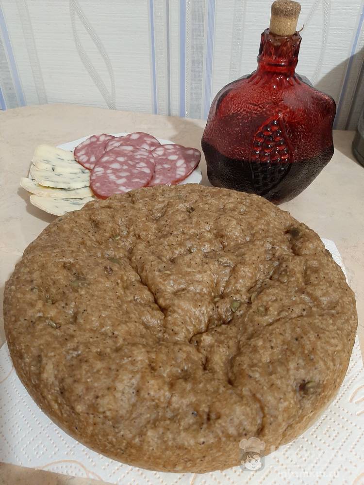 Хлеб пшенично-ржаной с семечками и псиллиумом