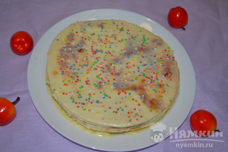 Торт Медовик на сковороде