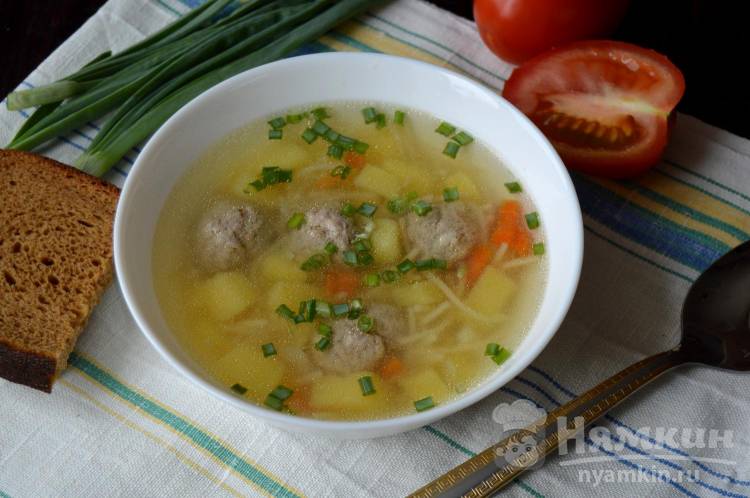 Вкусный суп с фрикадельками и лапшой рецепт пошаговый с фото - горыныч45.рф