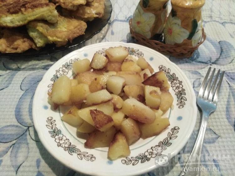 Вареная жареная картошка - Кулинарный пошаговый рецепт с фото.