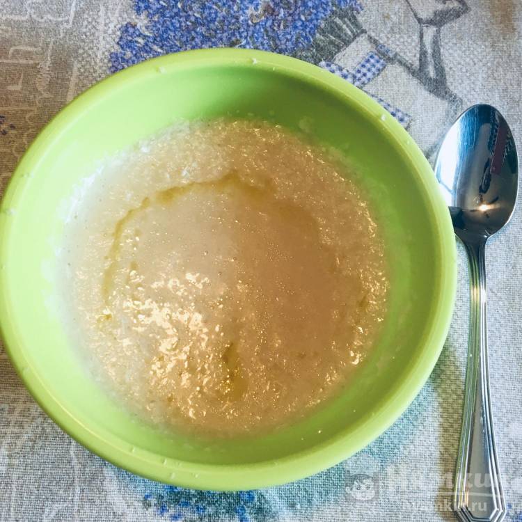 Суп-пюре из белой фасоли для детского питания