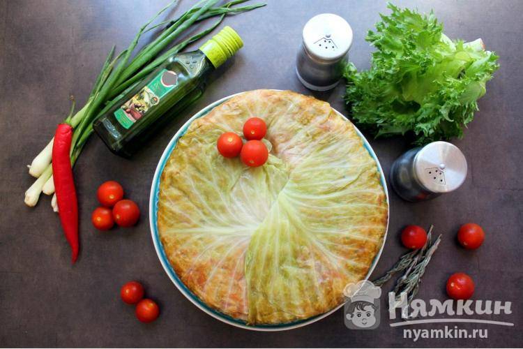 Закусочный торт настоящий сюрприз из капусты, рецепты с фото