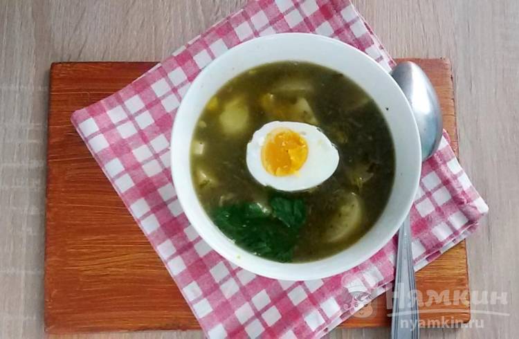 Щавелевый суп по-польски