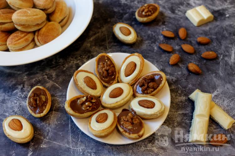 Орешки, грибочки и вафли - пошаговый рецепт с фото на Готовим дома