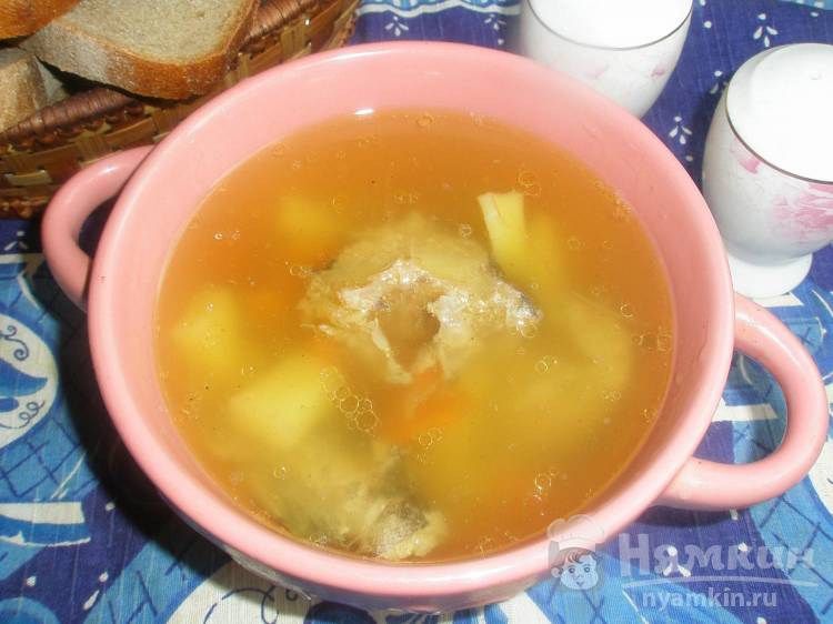 Рыбный суп из свежей трески