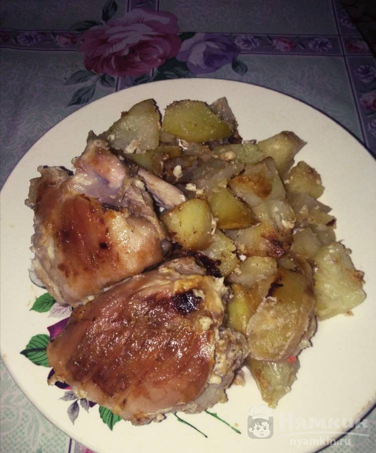 Курица с картошкой в рукаве » Вкусно и просто. Кулинарные рецепты с фото и видео
