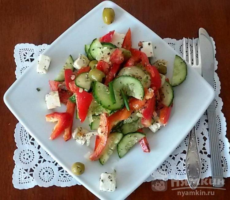 Греческий салат от шеф-повара