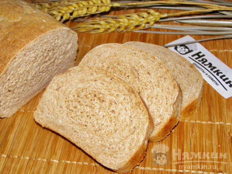 Сдобный пшенично-ржаной хлеб в духовке