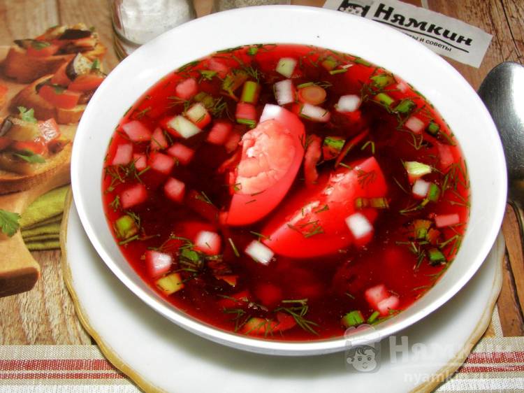 Литовский холодный борщ – летние супы | Яссенвит