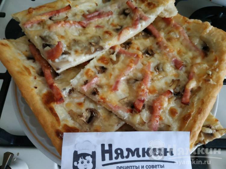 Пицца с колбасой и грибами - пошаговый рецепт с фото на garant-artem.ru