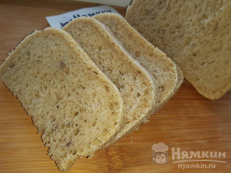 Хлеб на ржаной закваске с семенами в хлебопечке
