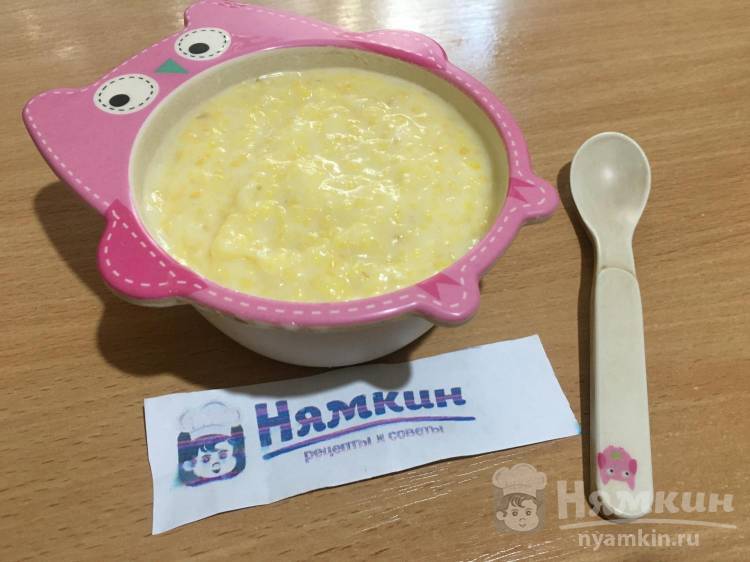 Детская кукурузная каша на молоке рецепт с фото, как приготовить на вороковский.рф