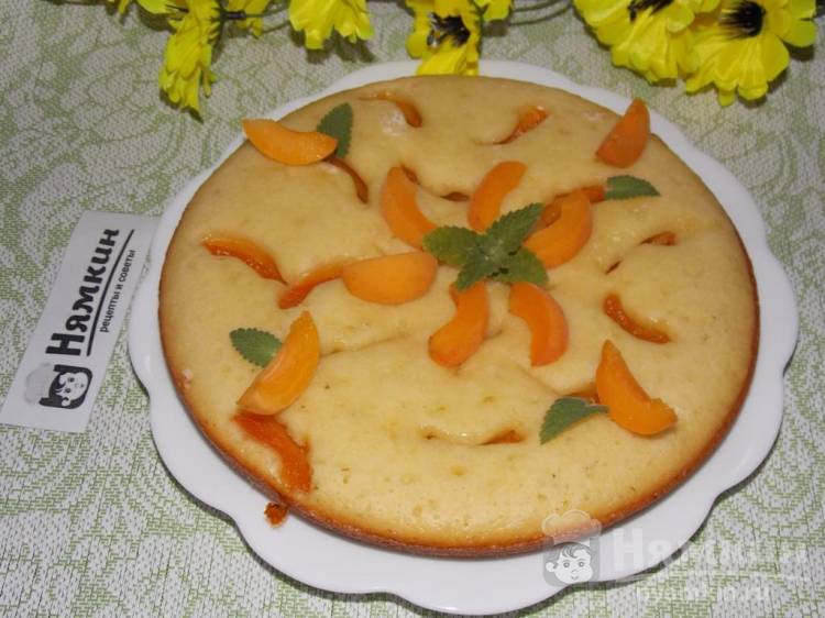 Пирог с абрикосами в мультиварке - самые вкусные рецепты пышной и ароматной выпечки