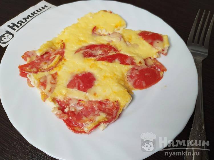 Омлет с помидорами и сыром в духовке рецепт пошаговый с фото - Nyamkin.RU